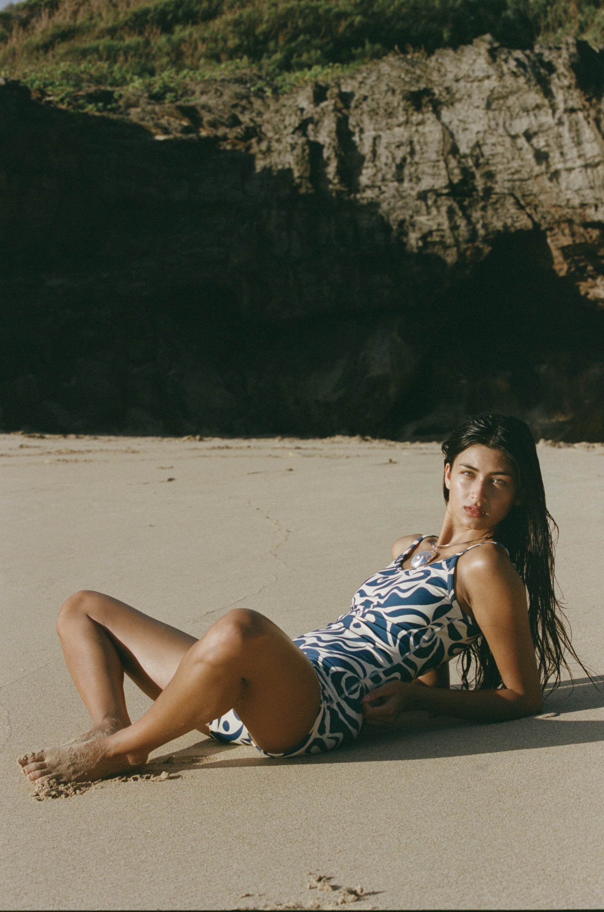Hawkins | Shorty Bodysuit - Pacific | Sustainable Swimwear
