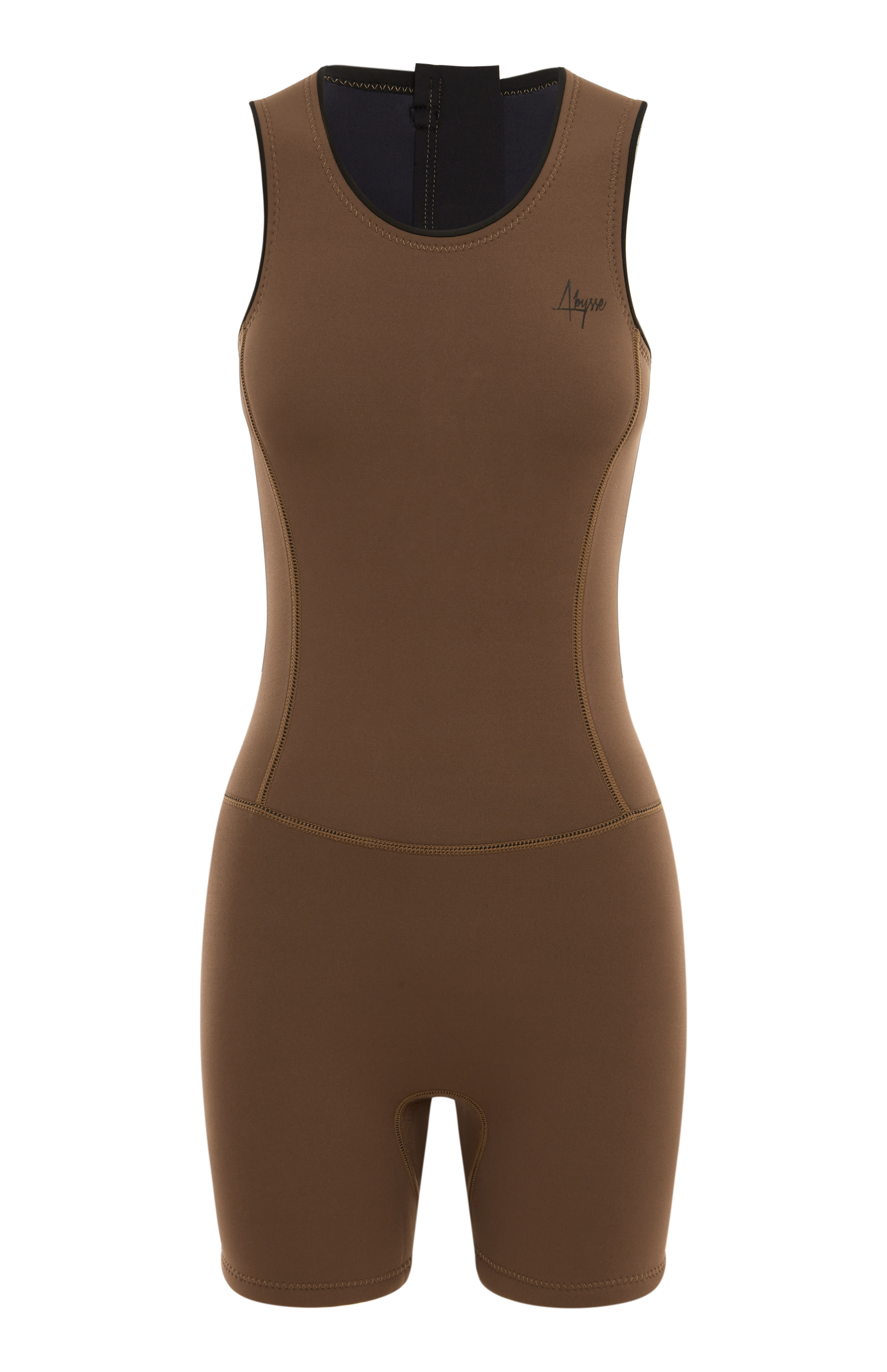 Fraser Short Jane Wetsuit Reef - Brown 2mm Eco Neoprene-Abysse
