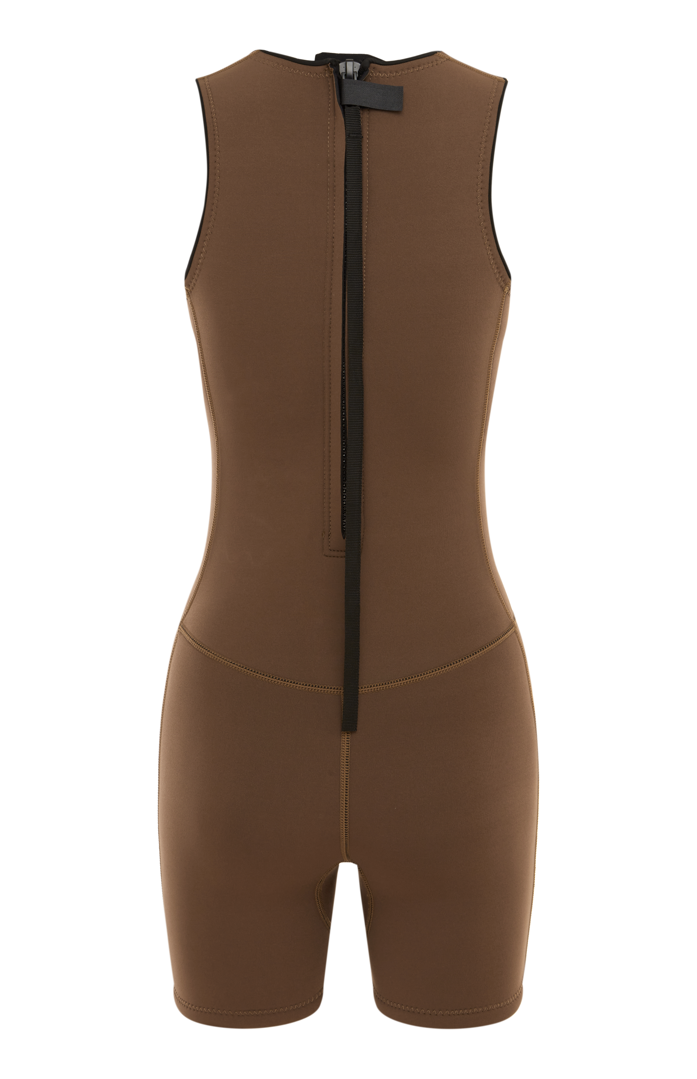 Fraser Short Jane Wetsuit Reef - Brown 2mm Eco Neoprene-Abysse