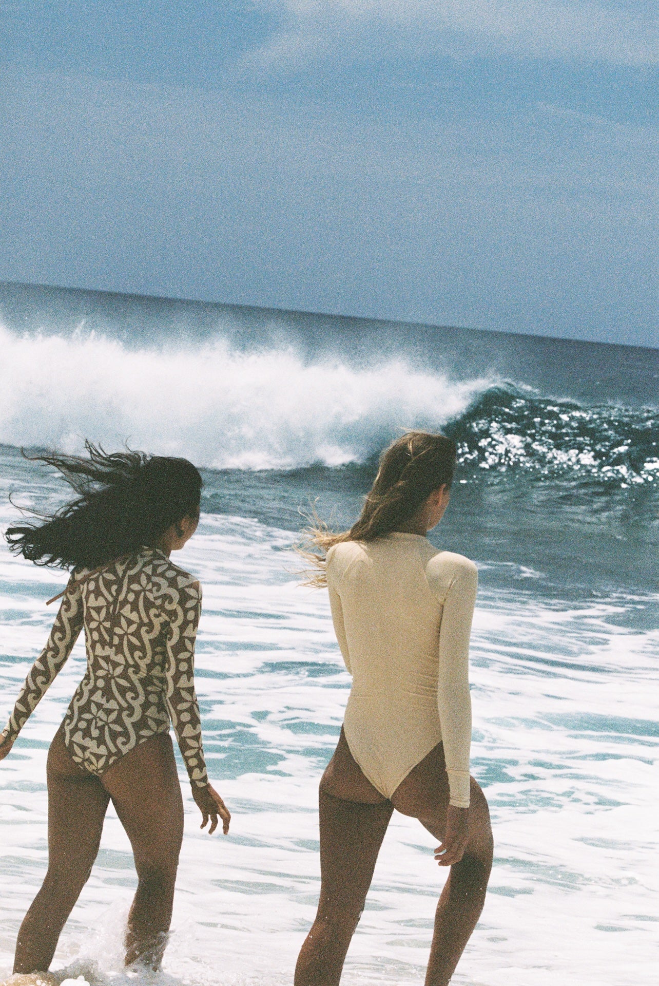 Bo | Surfsuit Front zipper - Butter rib | Sustainable Swimwear