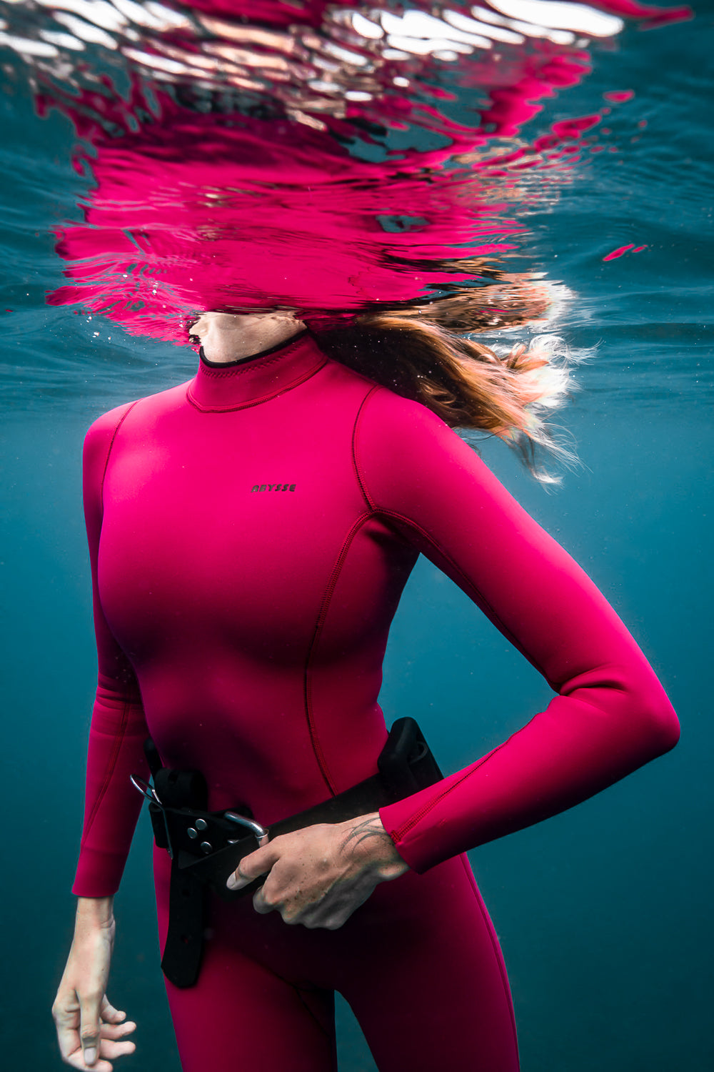 Clark | Abysse Women’s 3mm Sustainable Wetsuit – Pitaya Pink Yamamoto rubber