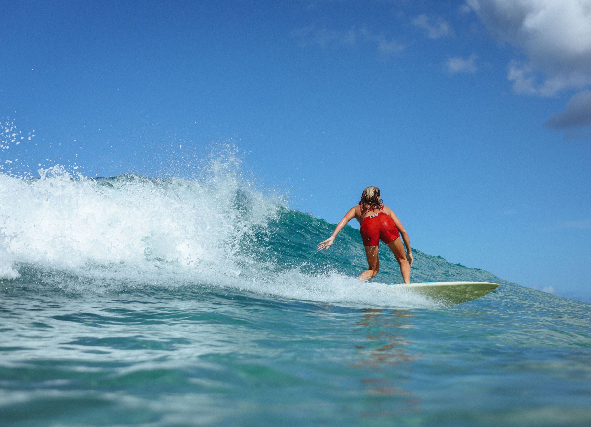 Crush Boardshort - Lava red