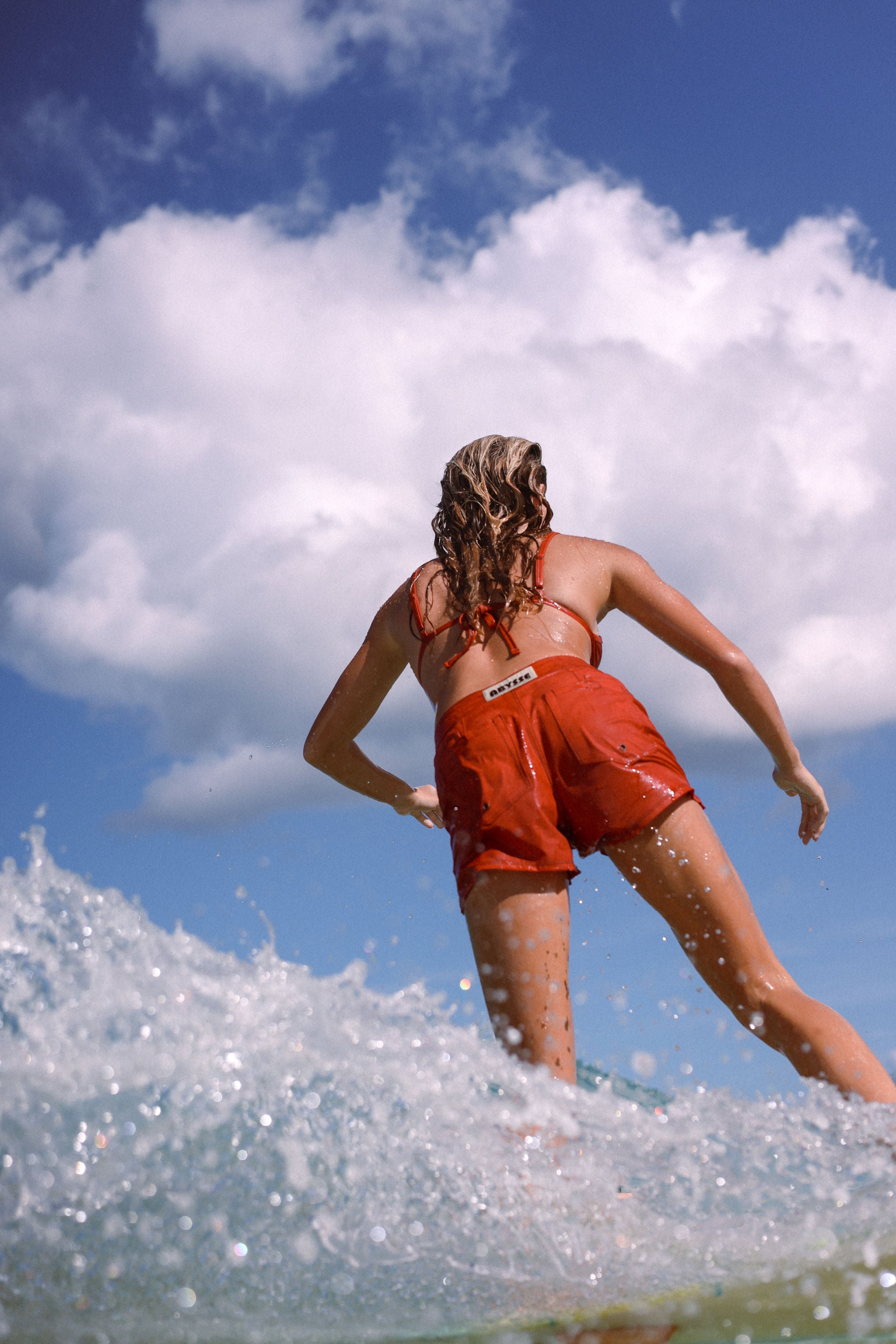 Crush Boardshort - Lava red