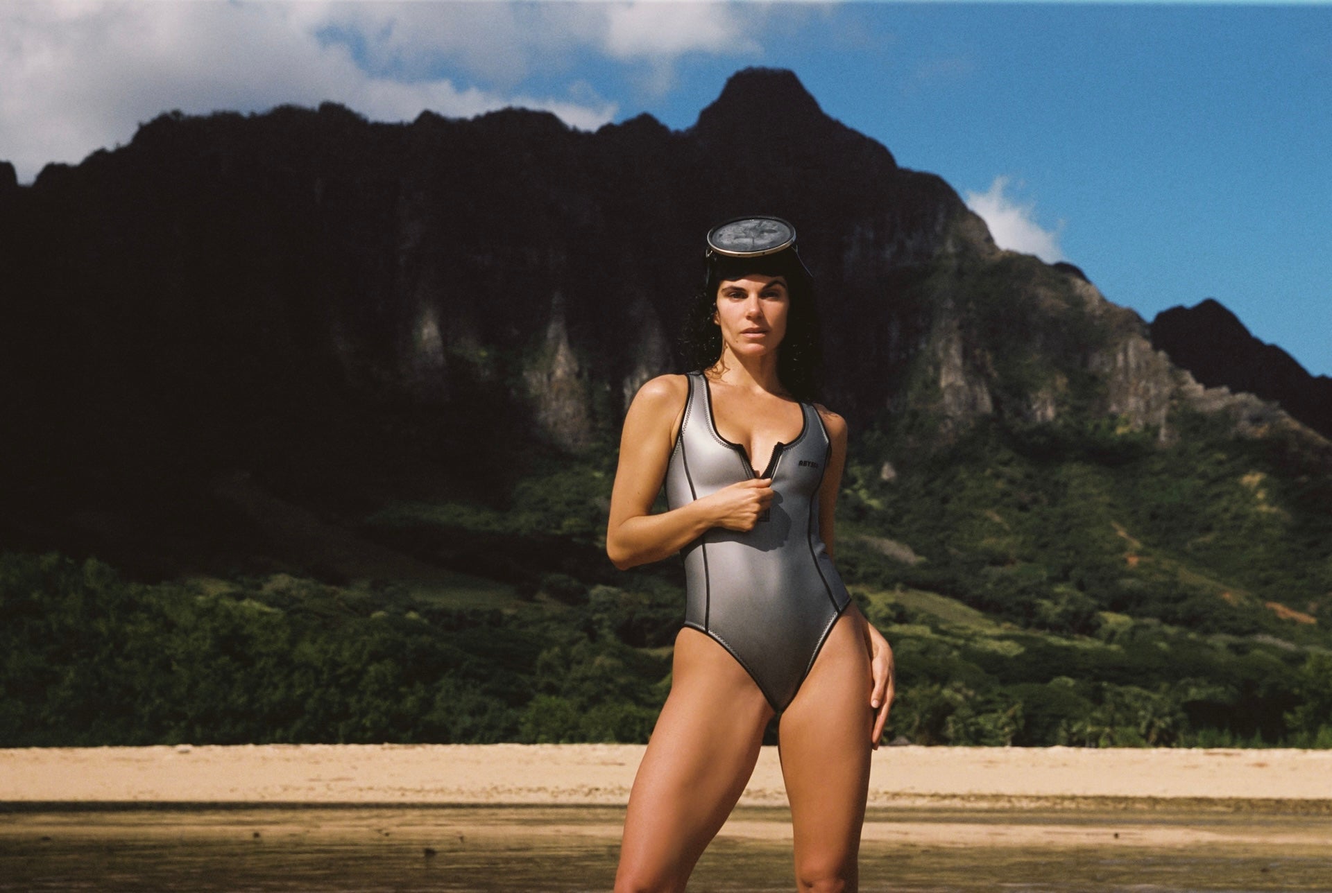 Elle | ECOPRENE One-Piece - Silver Smoothie 2mm