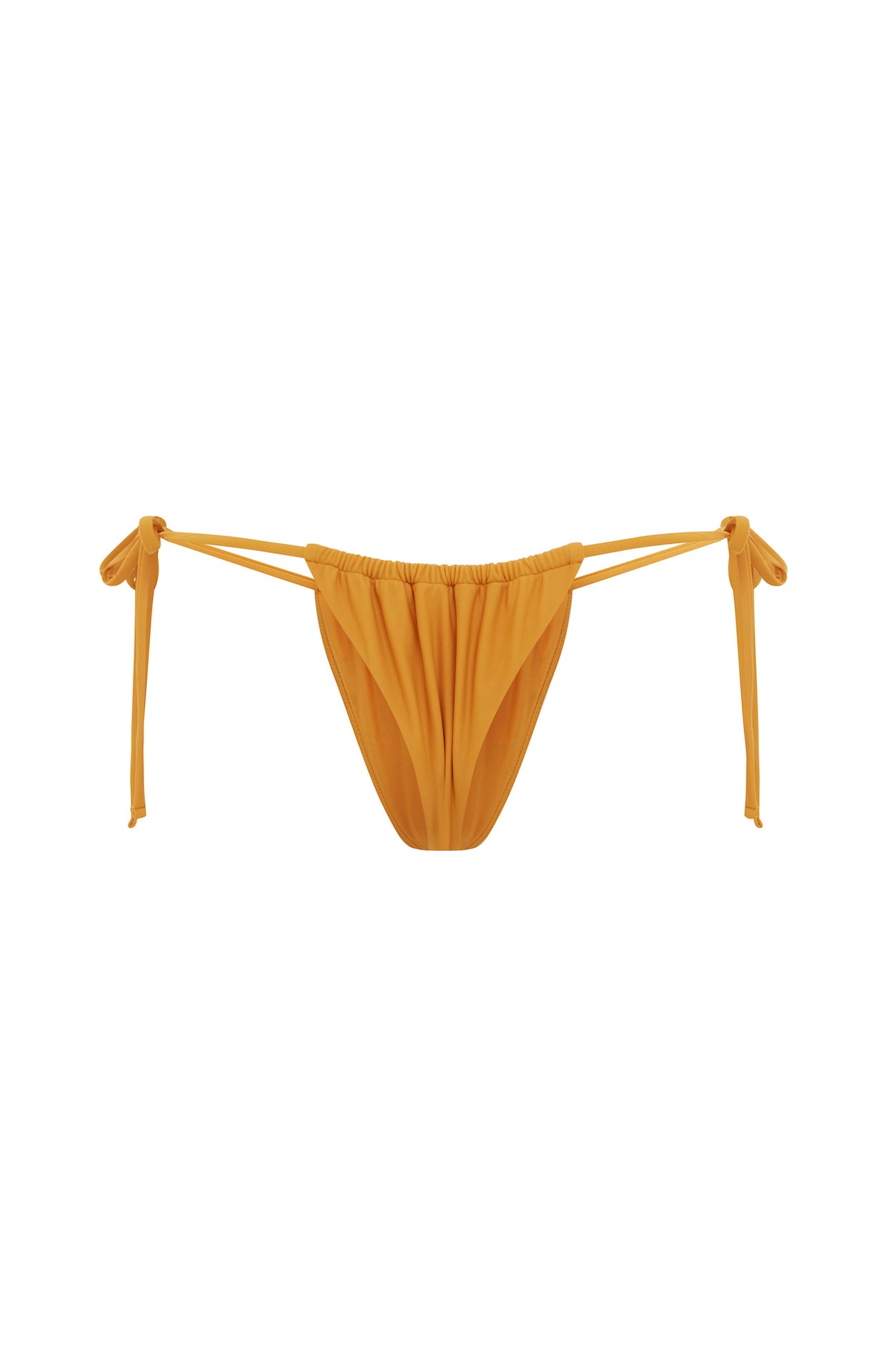 Misty | Brazilian Bottom Bikini - Coral Print Made from Recycled Material