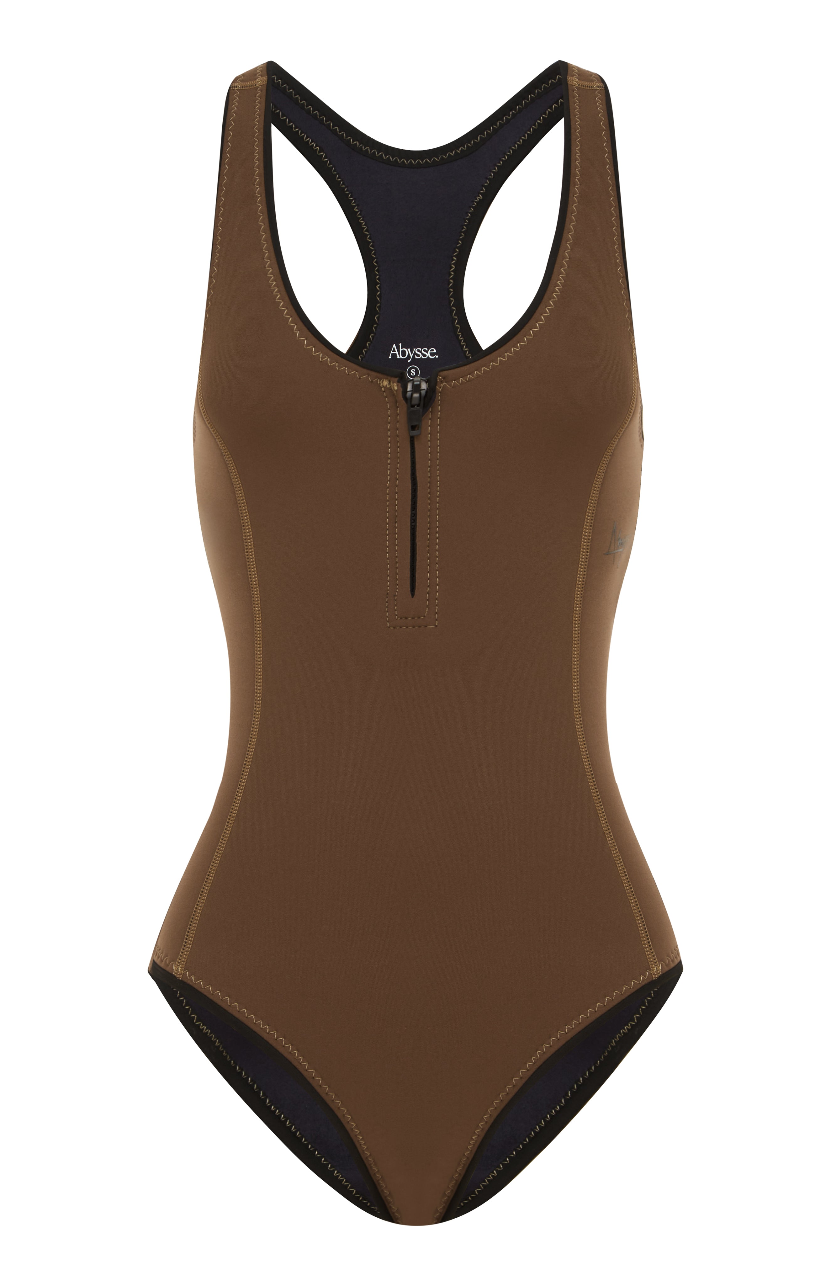 Elle | Bikini One-Piece - Reef-Brown 2mm Eco Neoprene