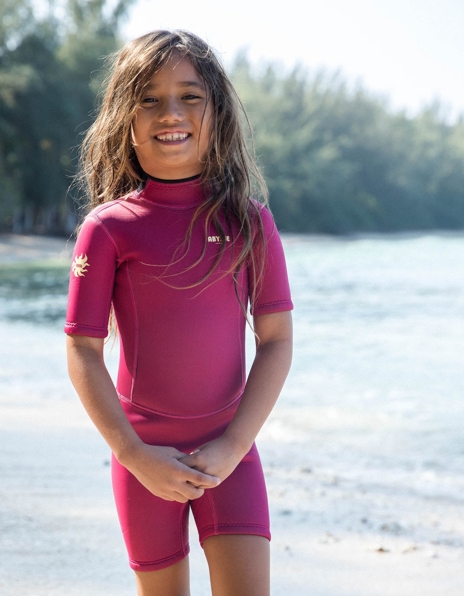 Honu Mini Springsuit - Pitaya - Ecoprene