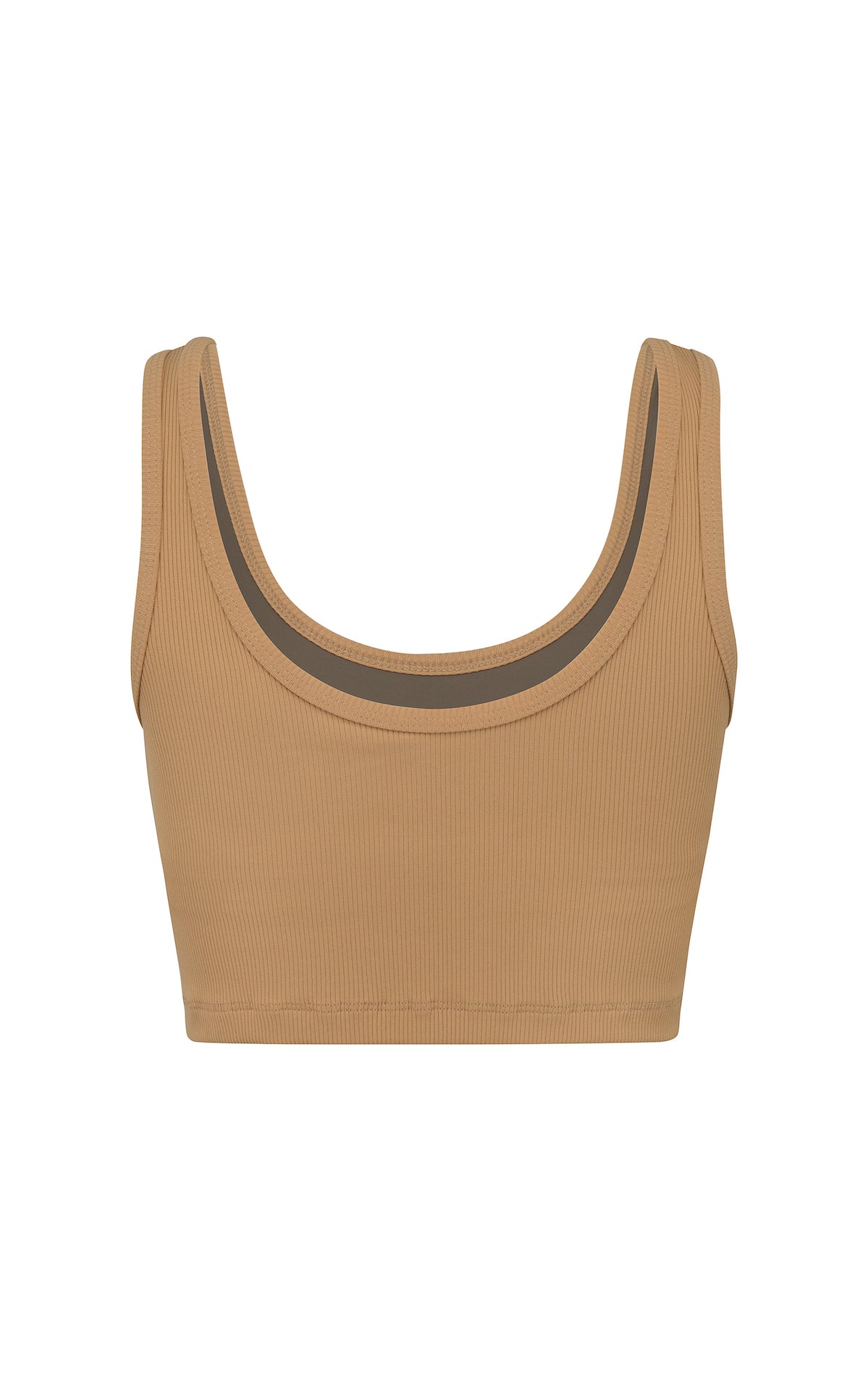 Mary Lou Bikini Top - Clay-Rib Active top| Made from Recycled Material