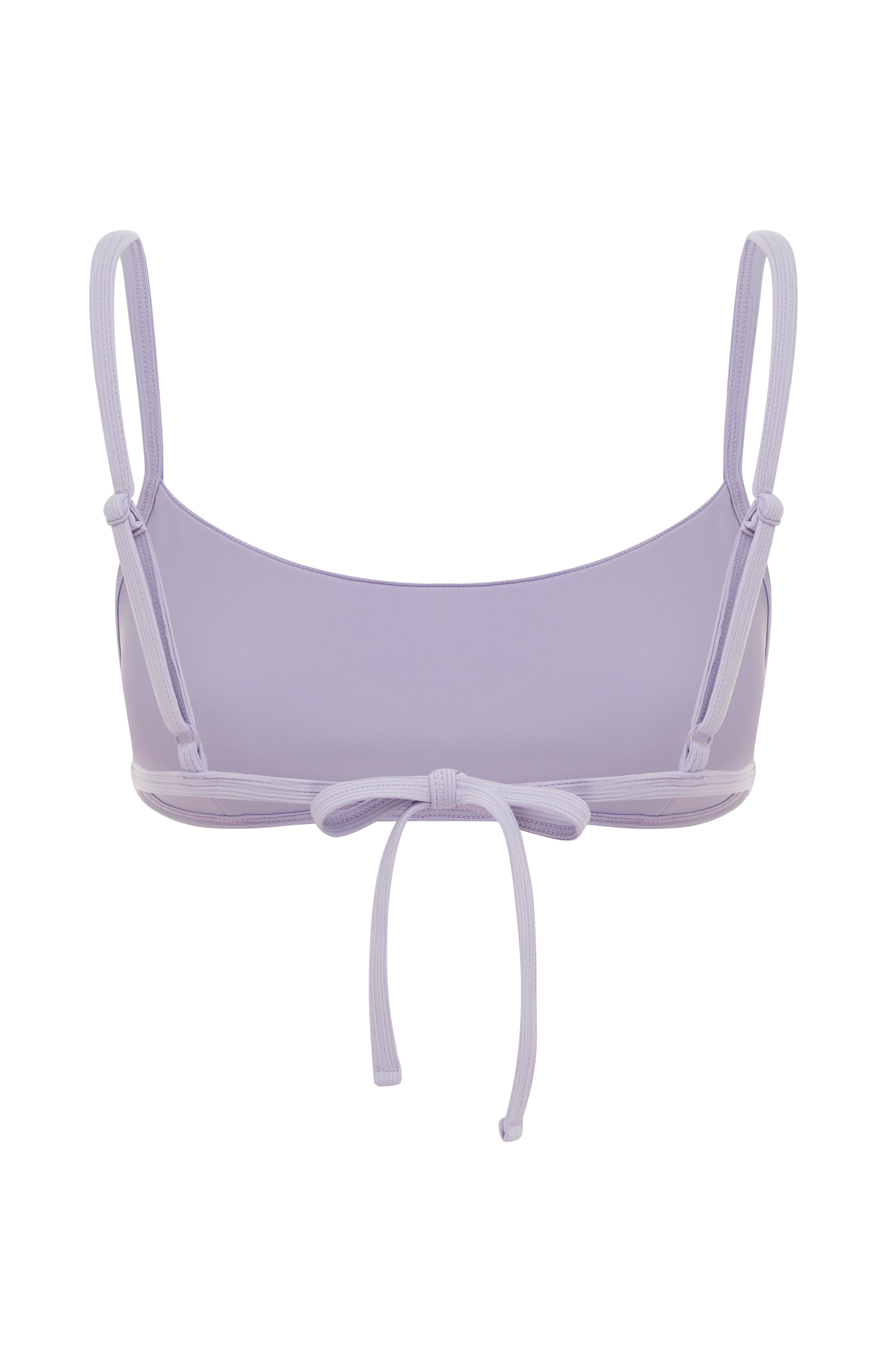 Zamba Top - Lilac Rib - sustainable swimwear