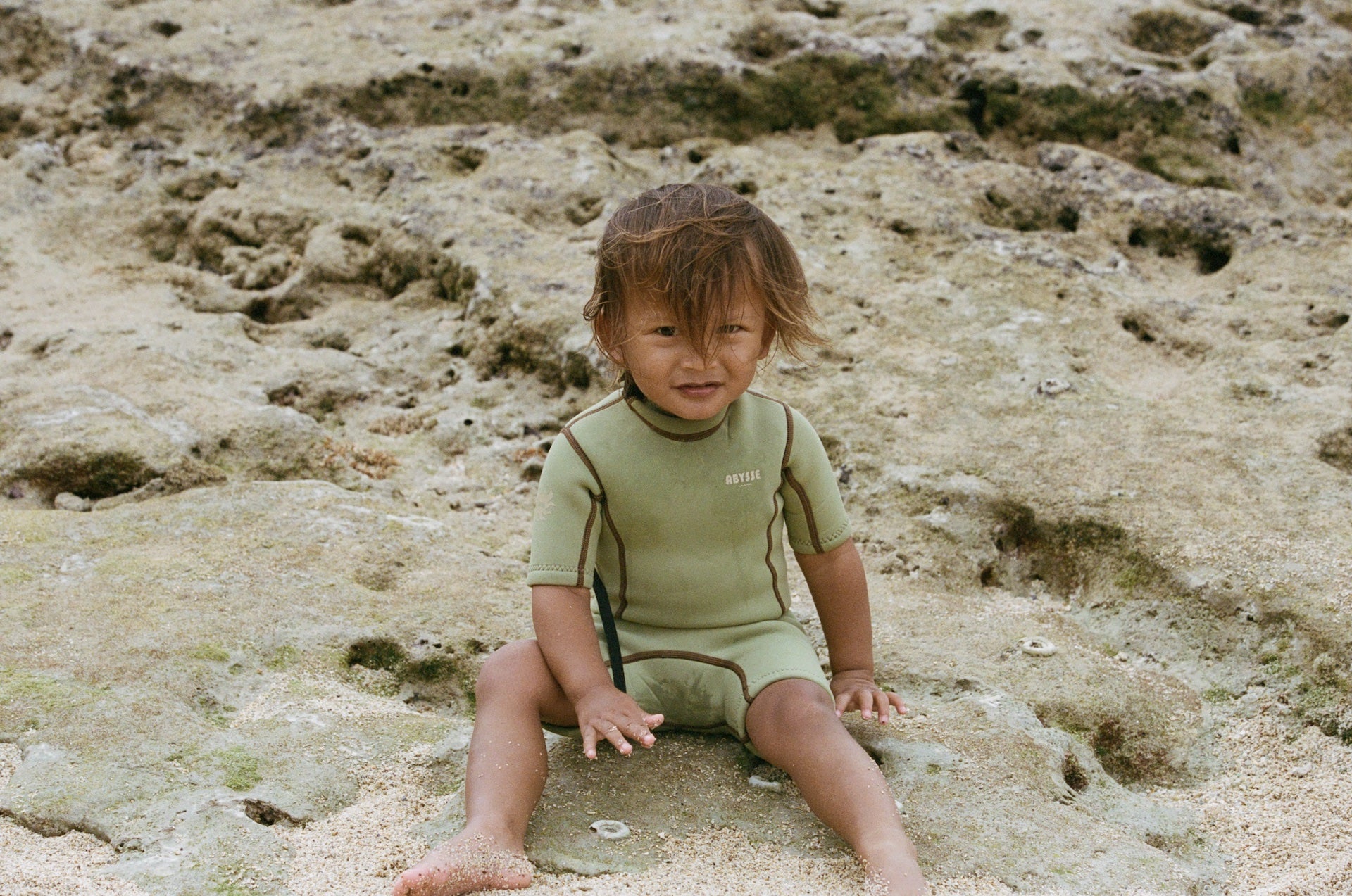 Honu Mini Springsuit - Aloe | Sustainable Swimwear Brand