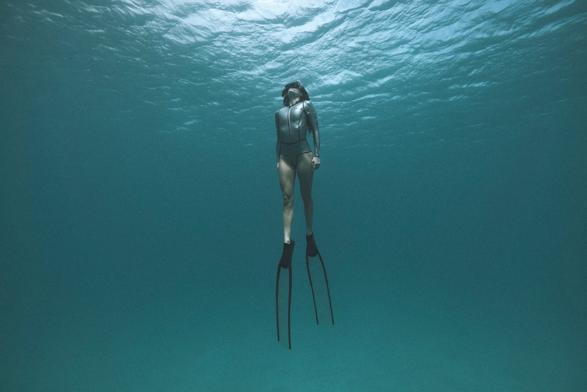 Lotte | Long Sleeve Spring Suit - Silver 2mm | Women Springsuit YAMAMOTO smooth skin