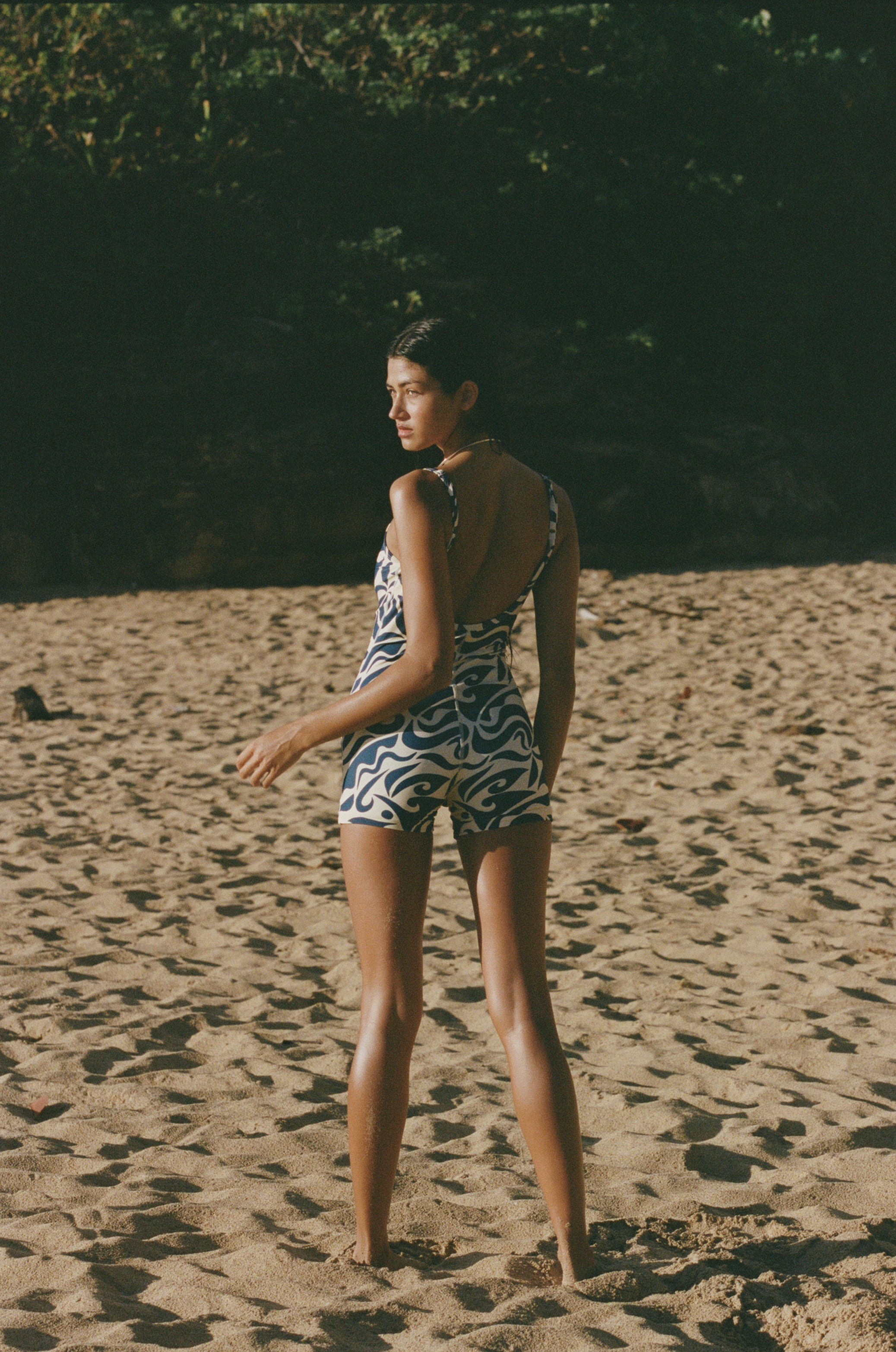 Hawkins | Shorty Bodysuit - Pacific | Sustainable Swimwear