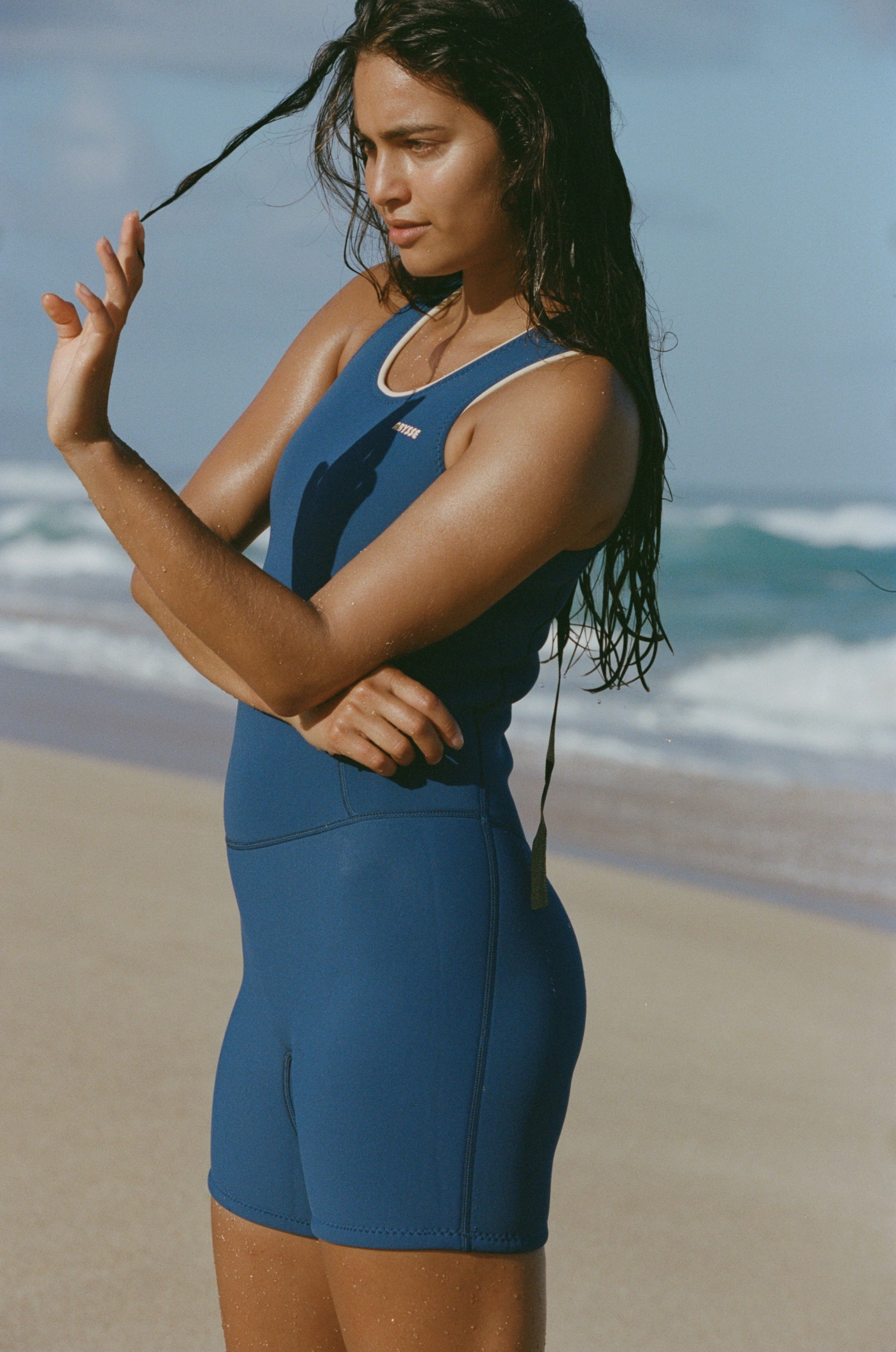 Fraser | Short Jane Springsuit - Ocean 2mm | Women Springsuit