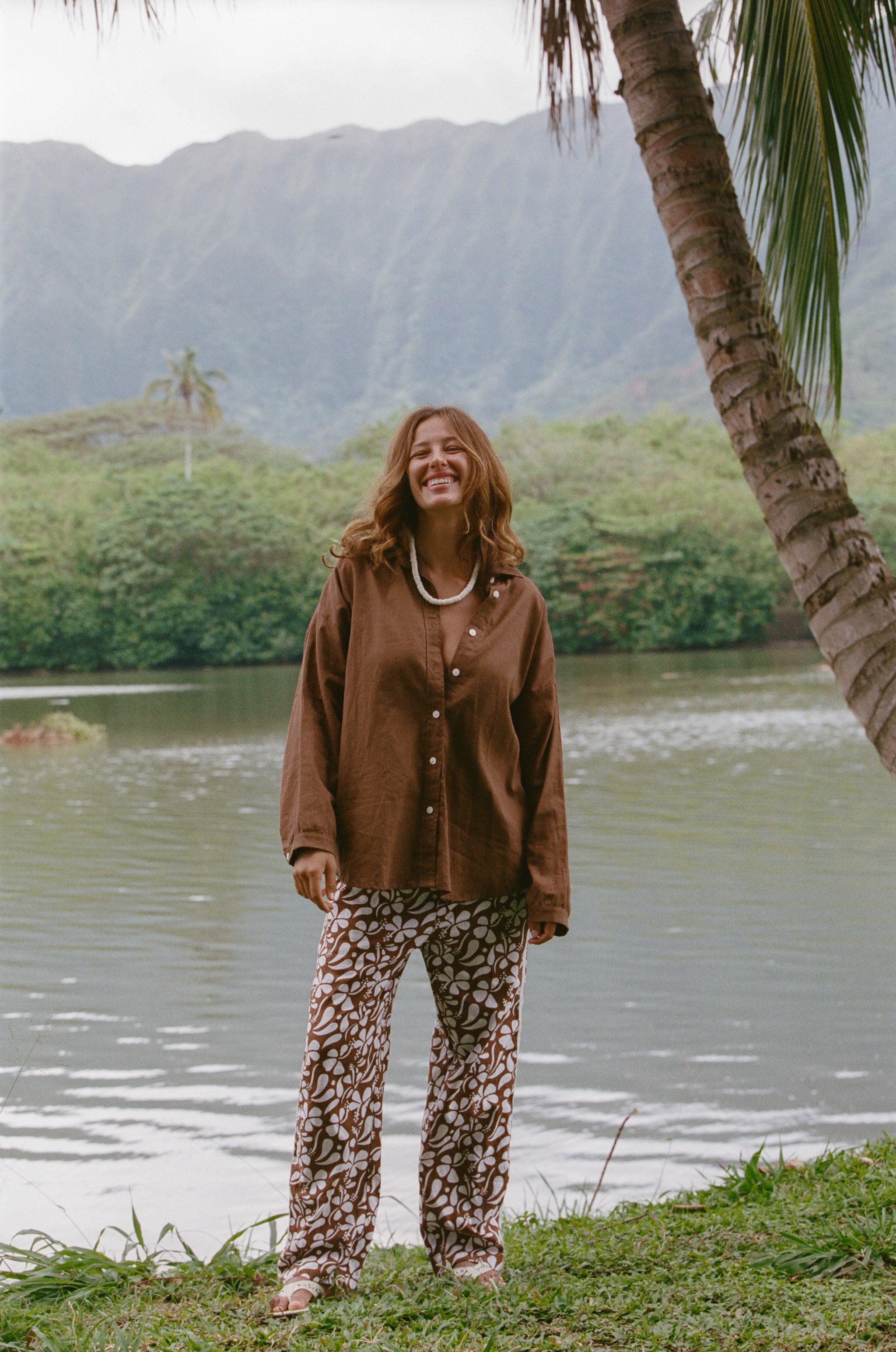 Puka Linen Shirt - Coco