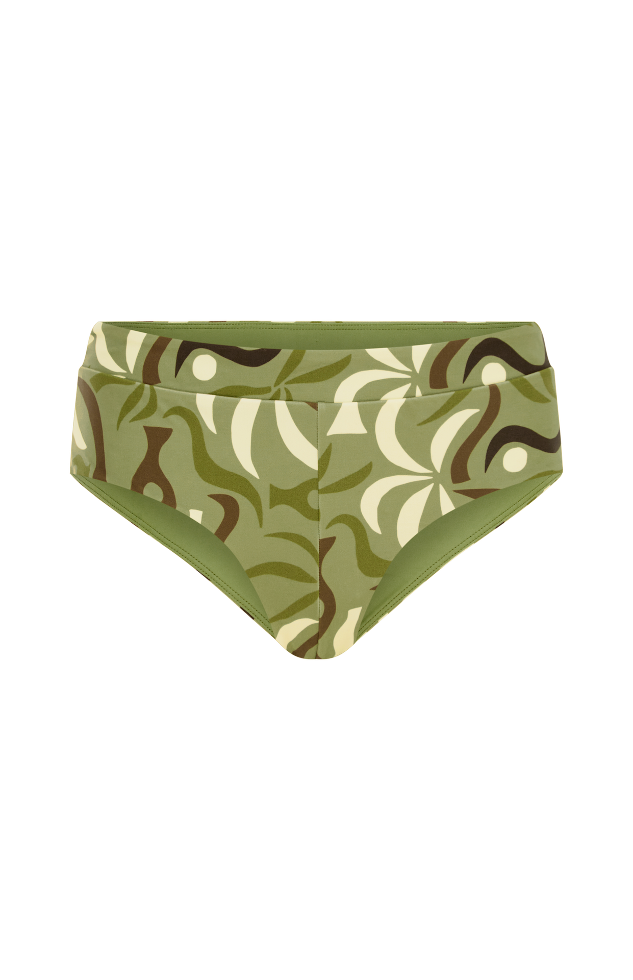 Malia Bikini Bottom - Canopy Print - low-waist bikini brief