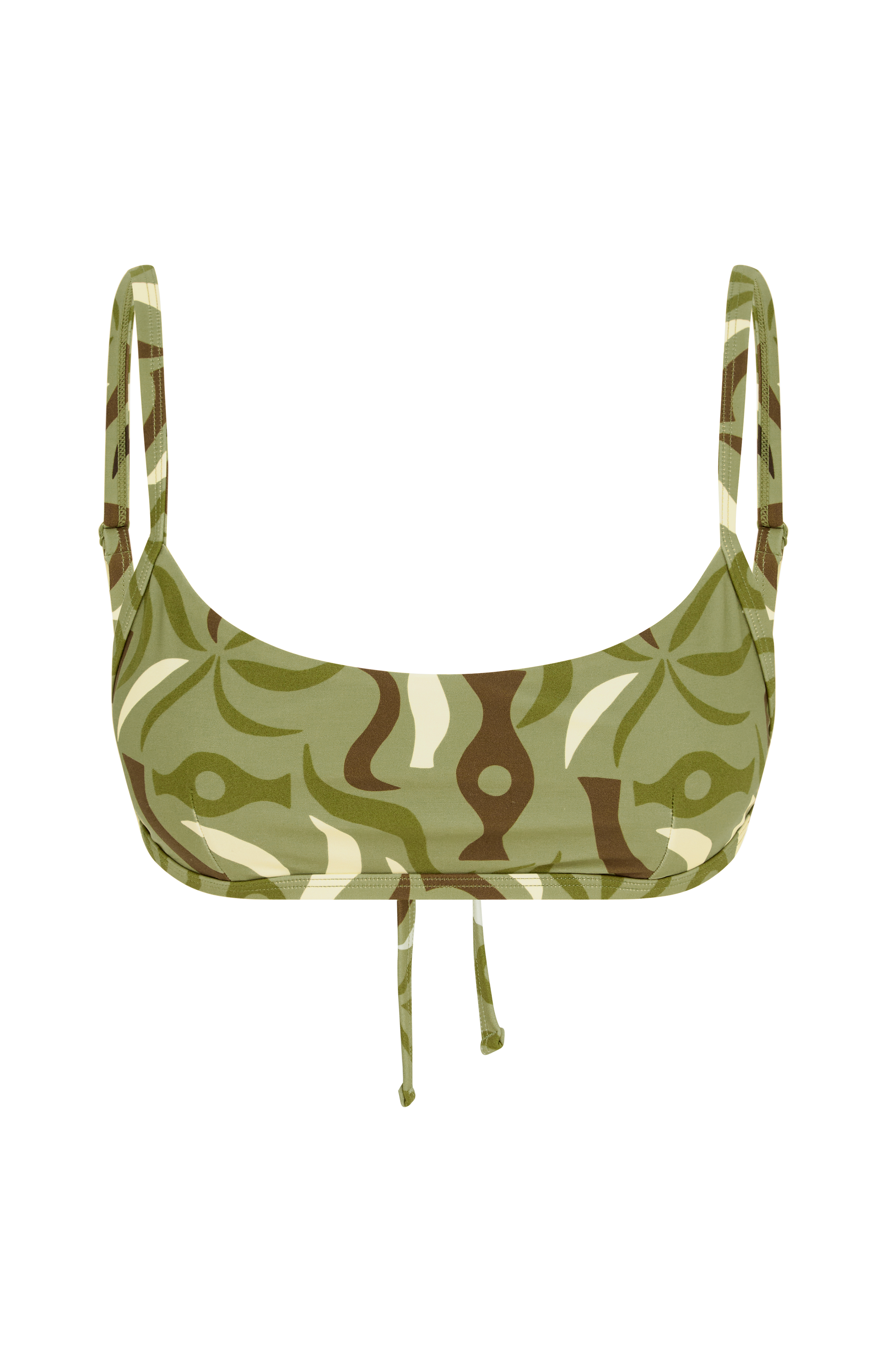 Zamba | Bikini Top - Canopy Print | Sustainable Swimwear