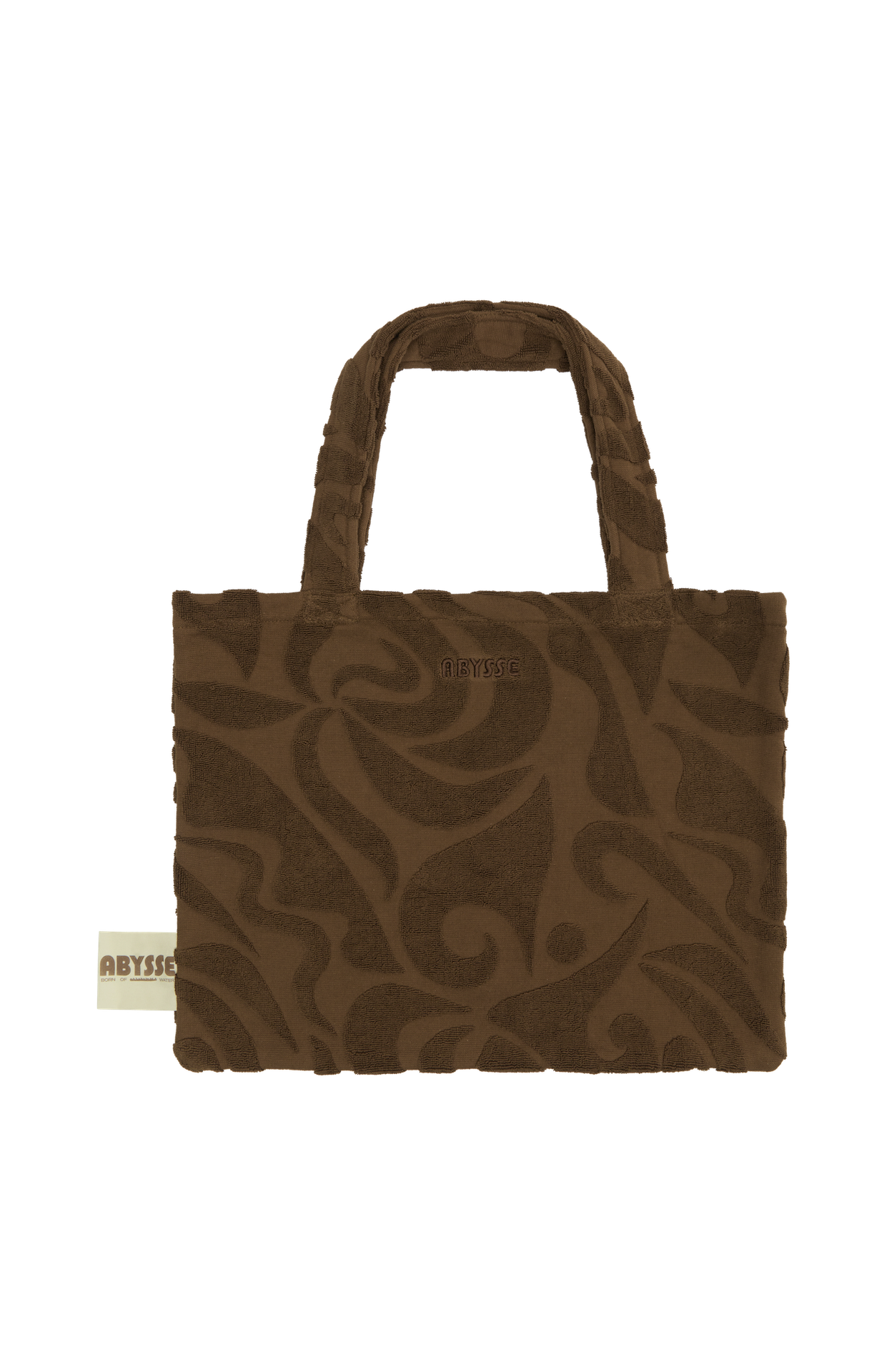 Beach Bag - Reef- Chocolate- Embossed terry