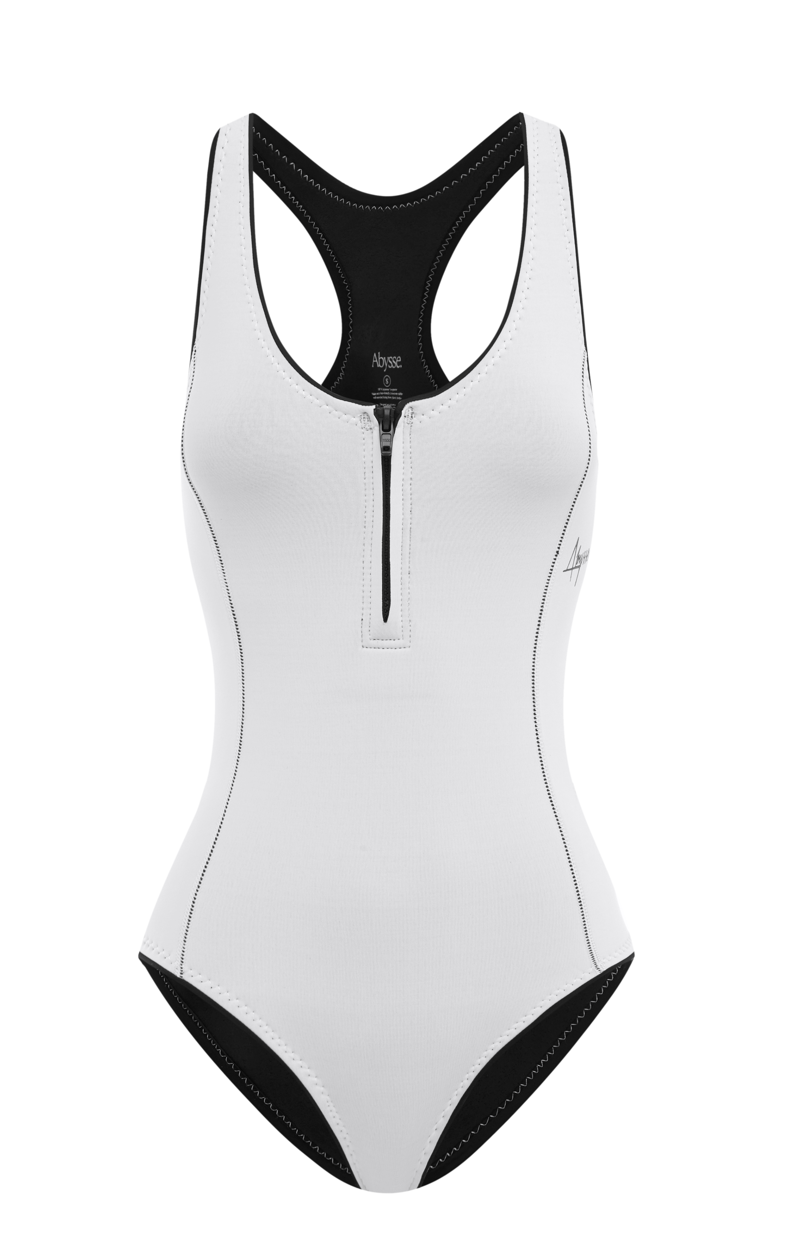 Elle One-piece Foam White - 2mm-Abysse