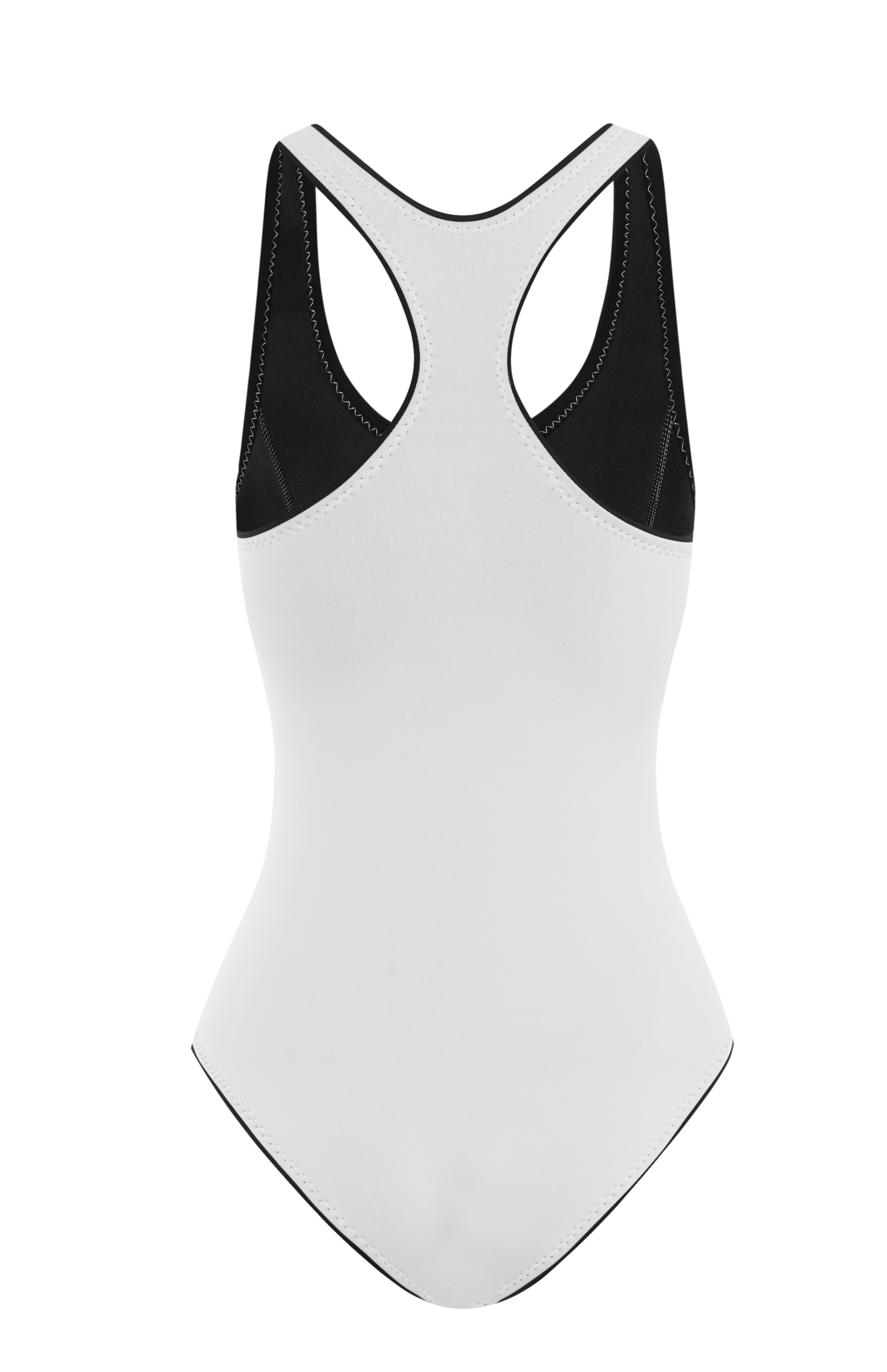 Elle One-piece Foam White - 2mm-Abysse