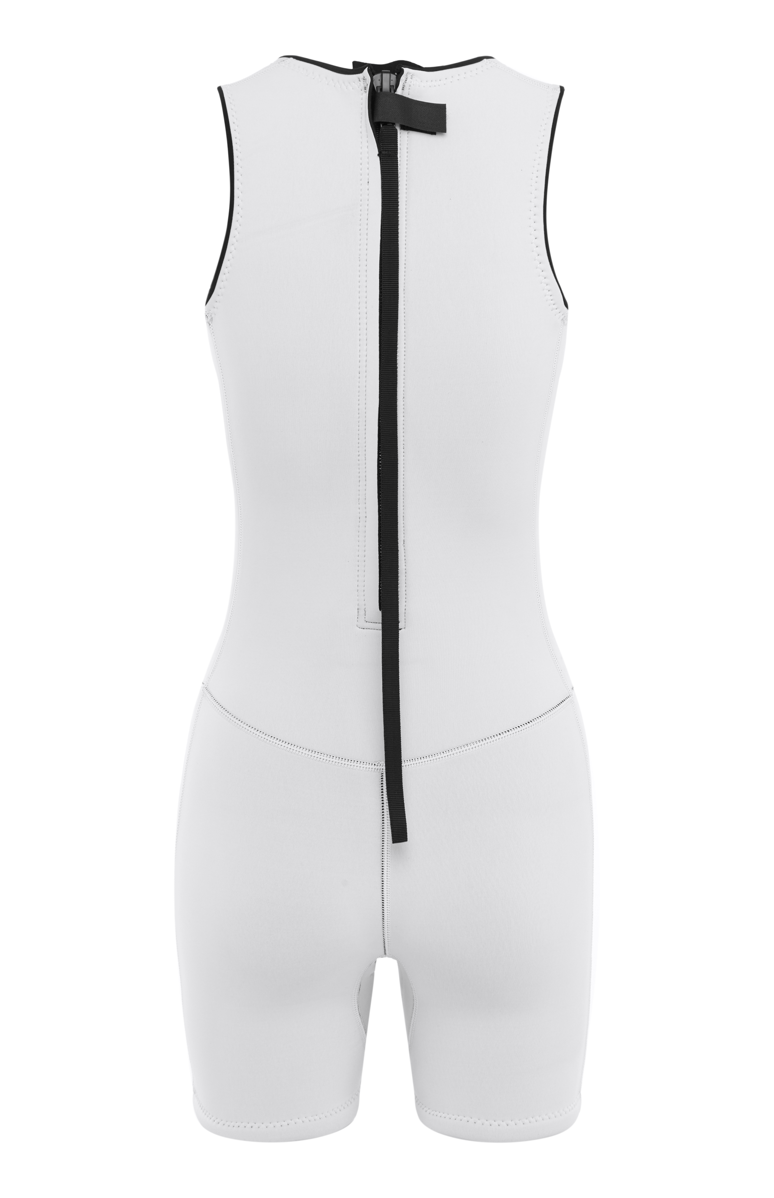 Fraser Short Jane Springsuit Foam White - 2mm Eco Neoprene-Abysse