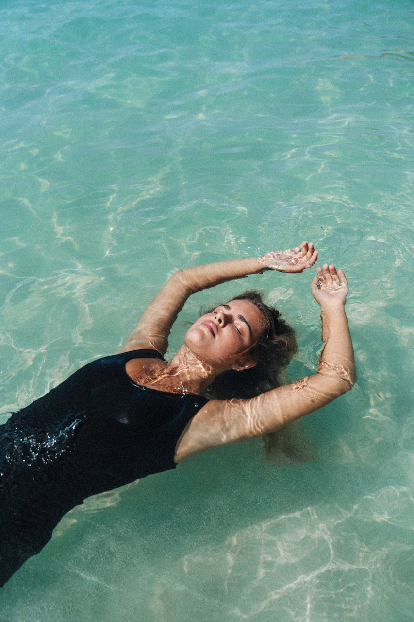 Kai | Activewear Bodysuit - Jet-Rib Black  | Sustainable Activewear