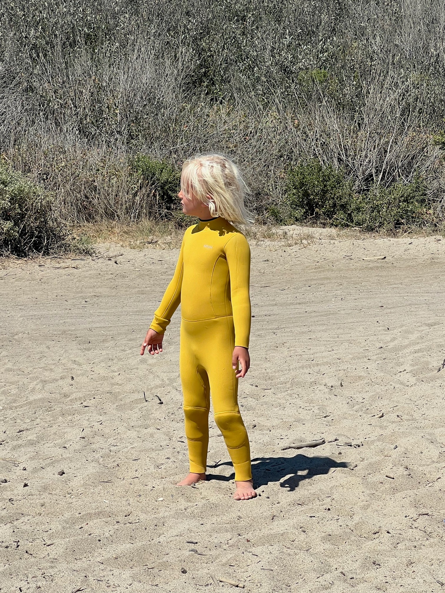 Mano Mini Fullsuit 3/3 mm - Shell | Yellow made for cooler waters