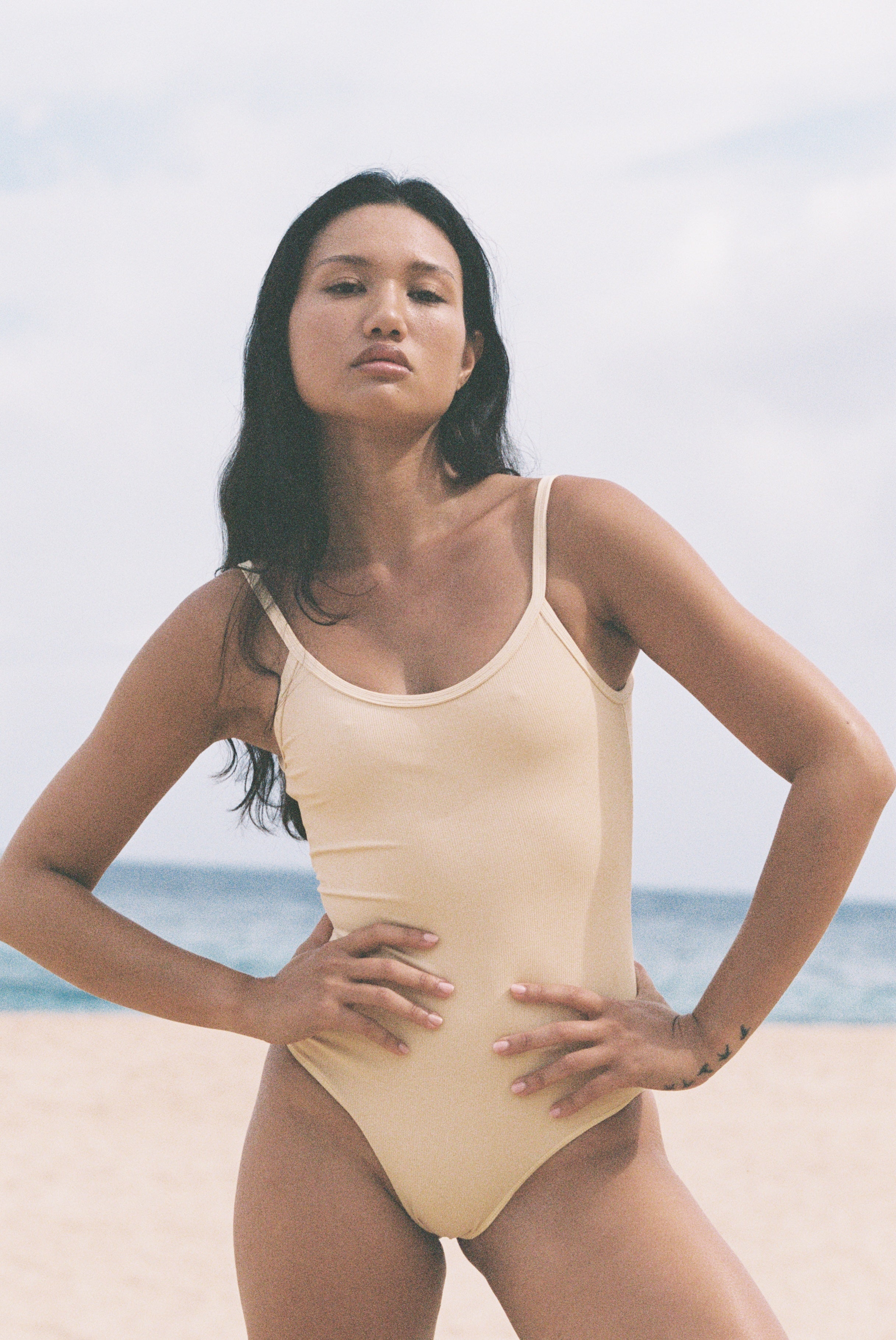 Taylor One piece - Butter Rib| Sustainable swimwear