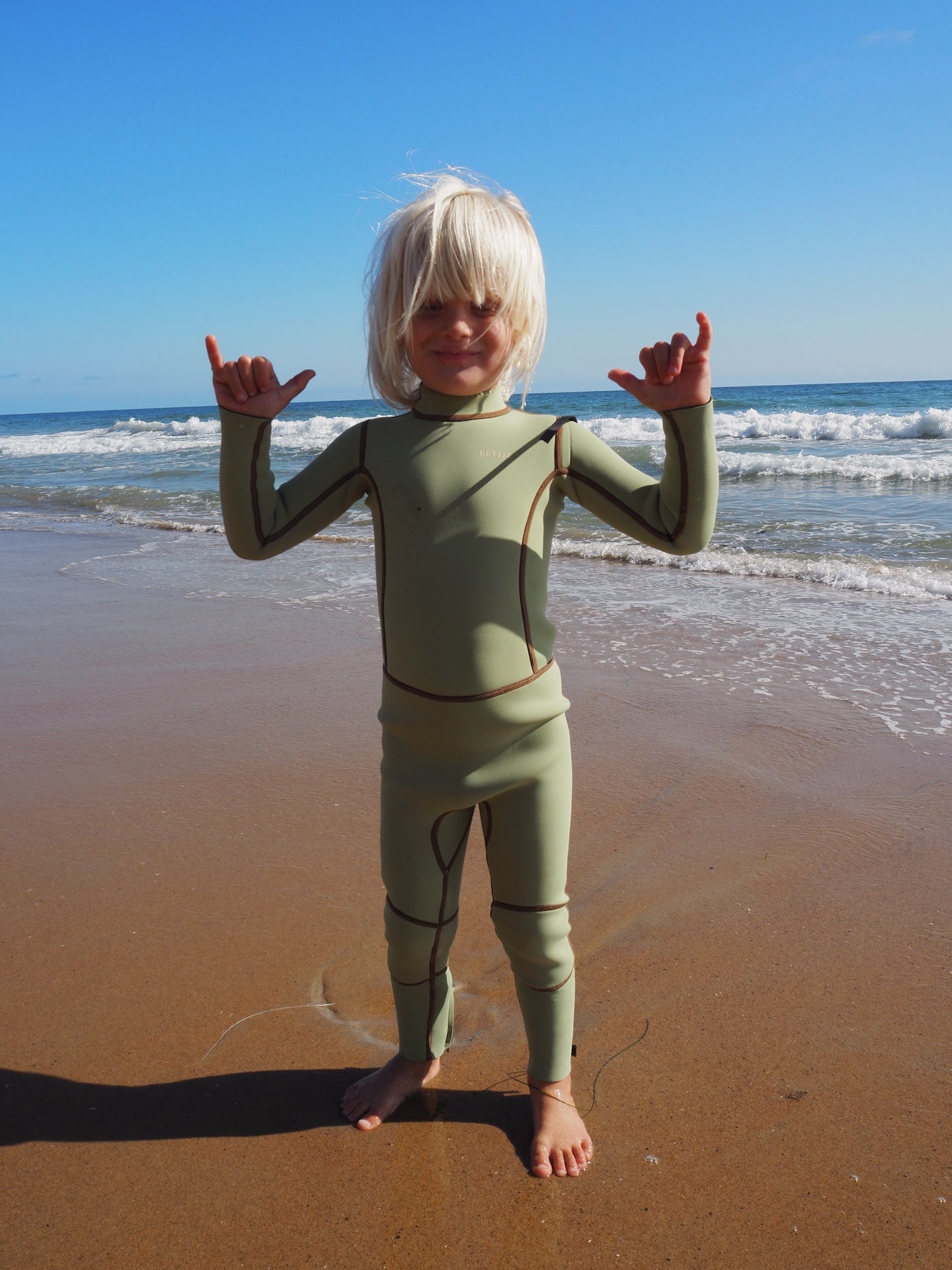 Nai'a Mini Fullsuit - Aloe | Sustainable Swimwear Brand