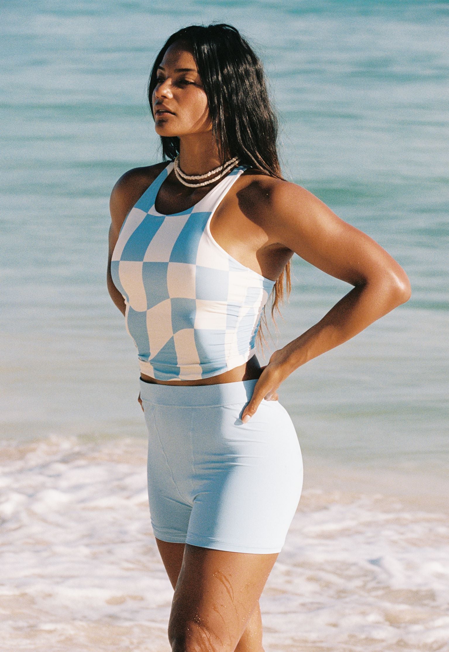 OKI top - Lagoon - SUSTAINABLE ACTIVE WEAR - top - yoga- dance -run | ABYSSE