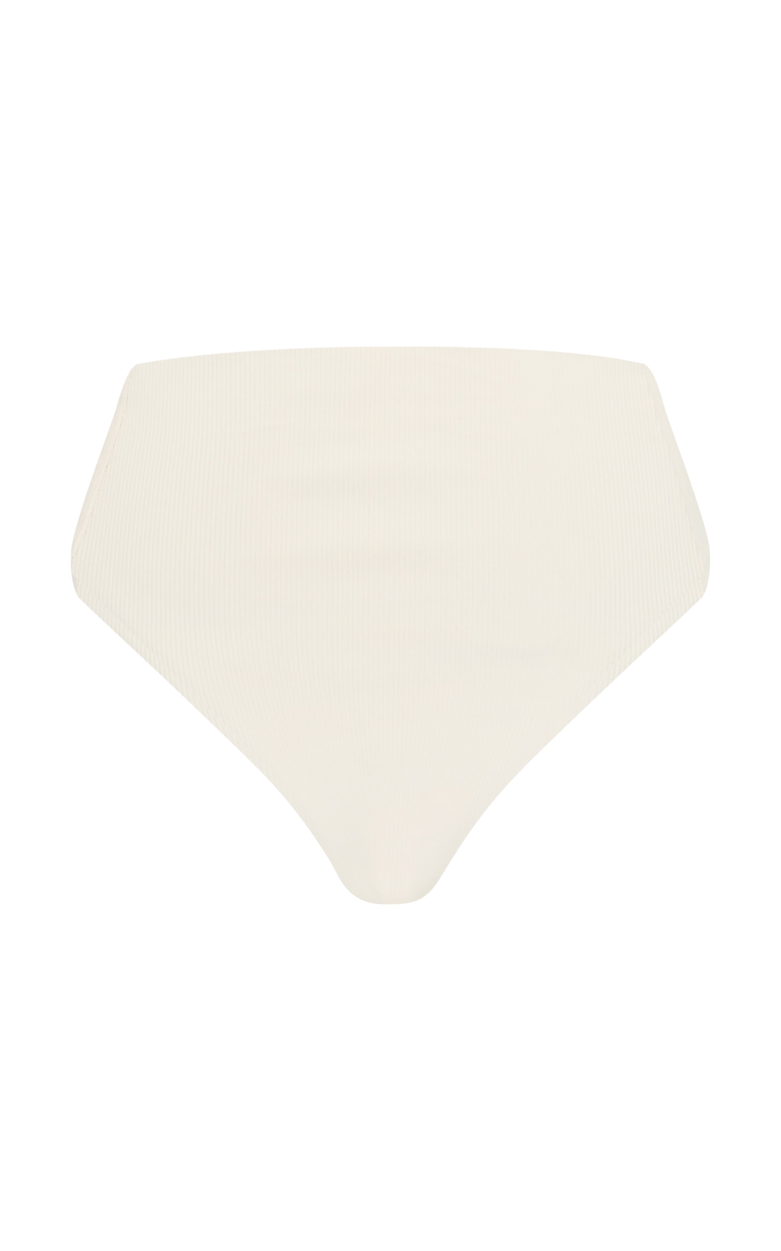 Benson | Sustainable High Waisted Bikini Bottom - Dune-rib| ABYSSE  