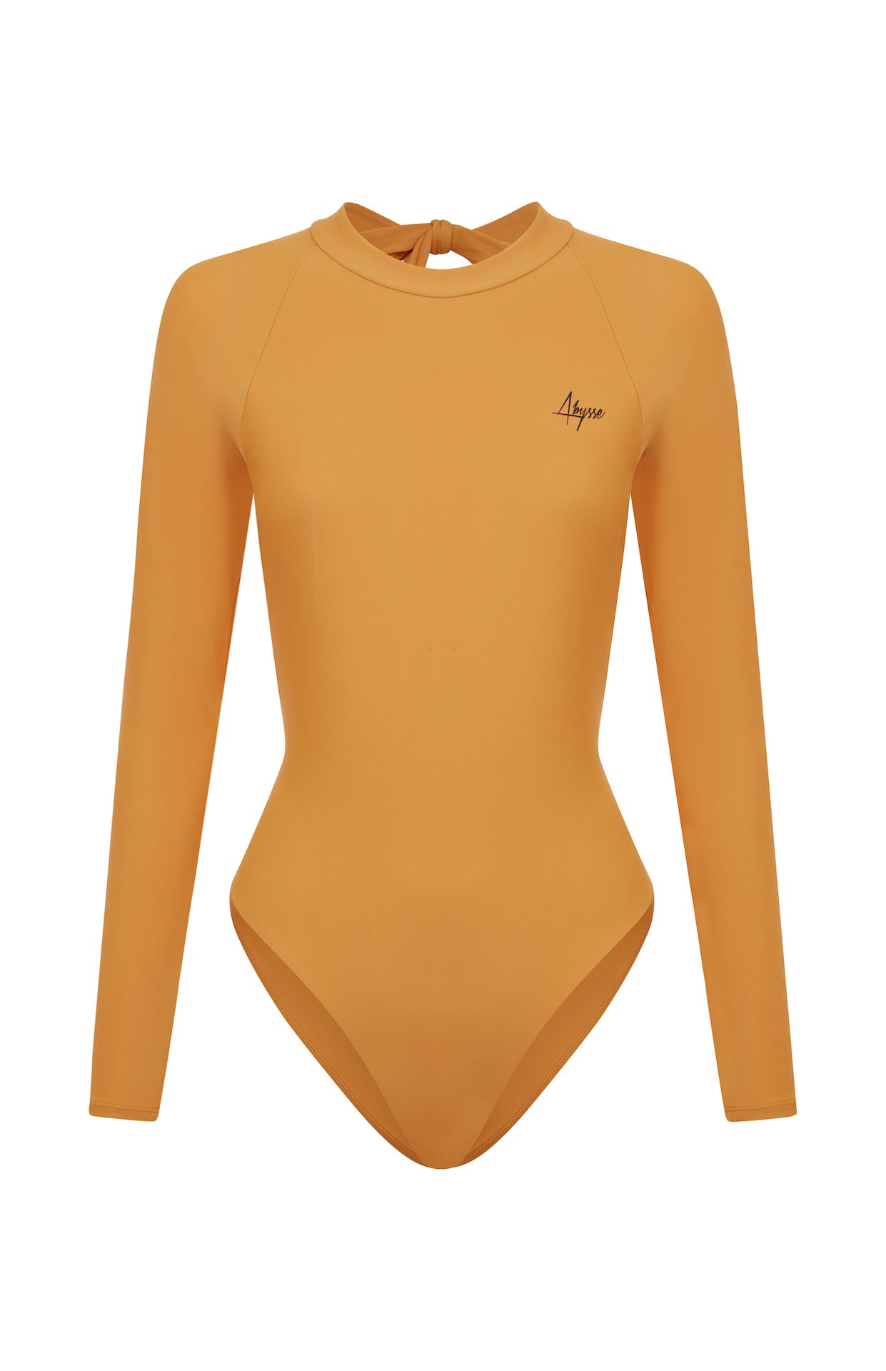Billie | Long Sleeve One Piece - Papaya -Made From Recycled Material 