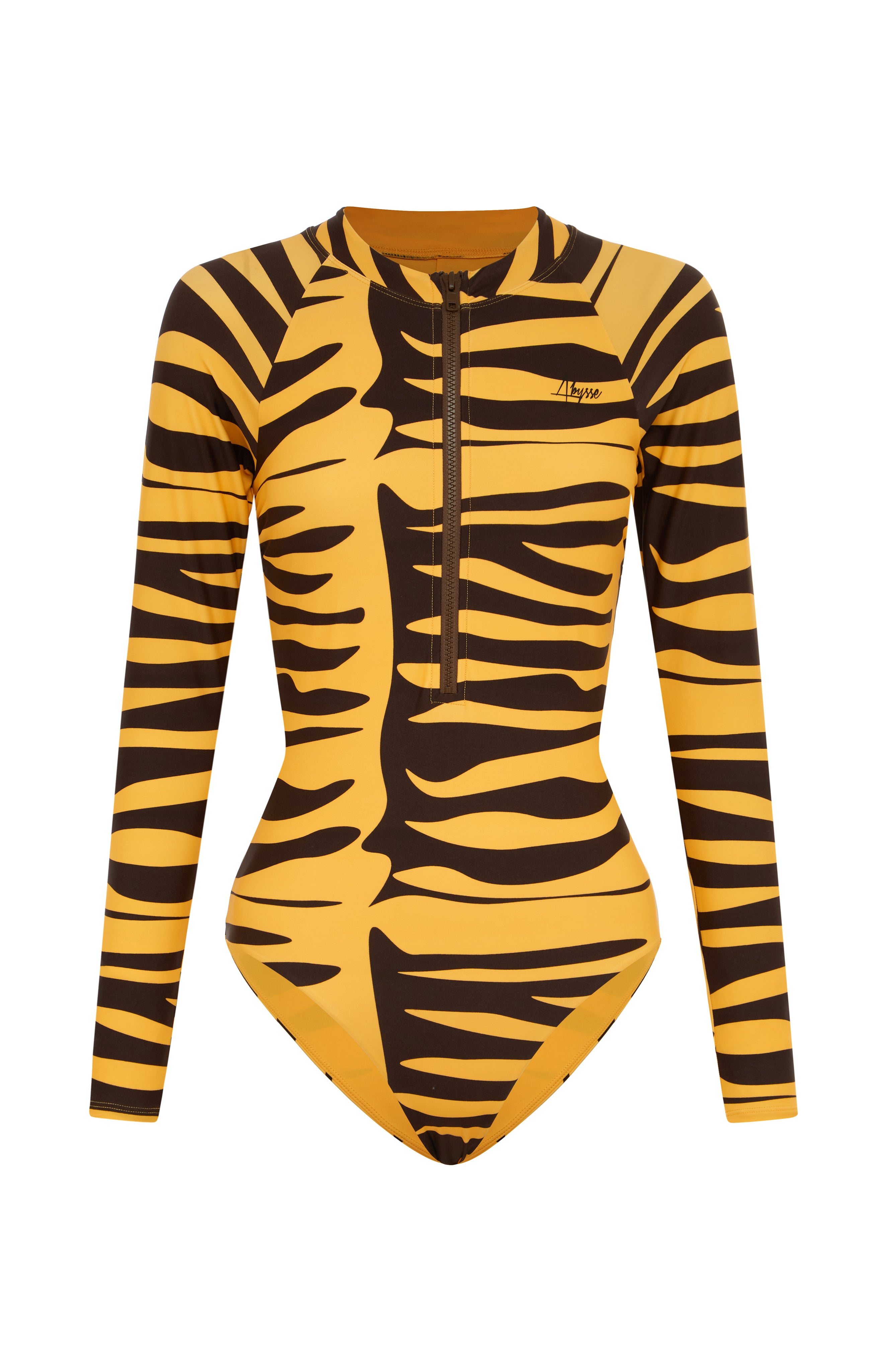Bo | Surfsuit Front zipper - Jungle Print Made From Recycled Material 