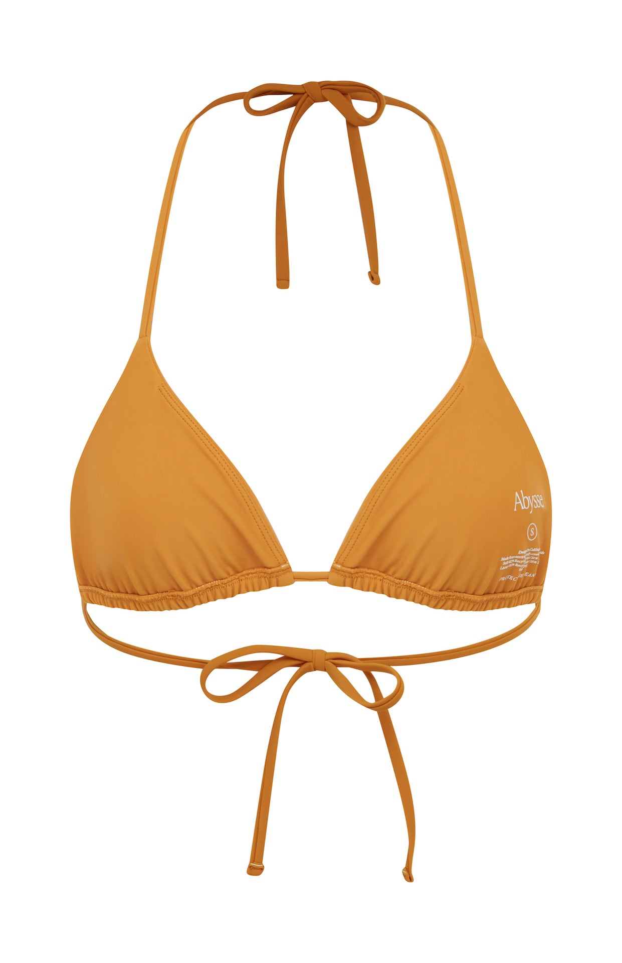 Maya | Brazilian Top Bikini - Papaya- Made from Recycled Material