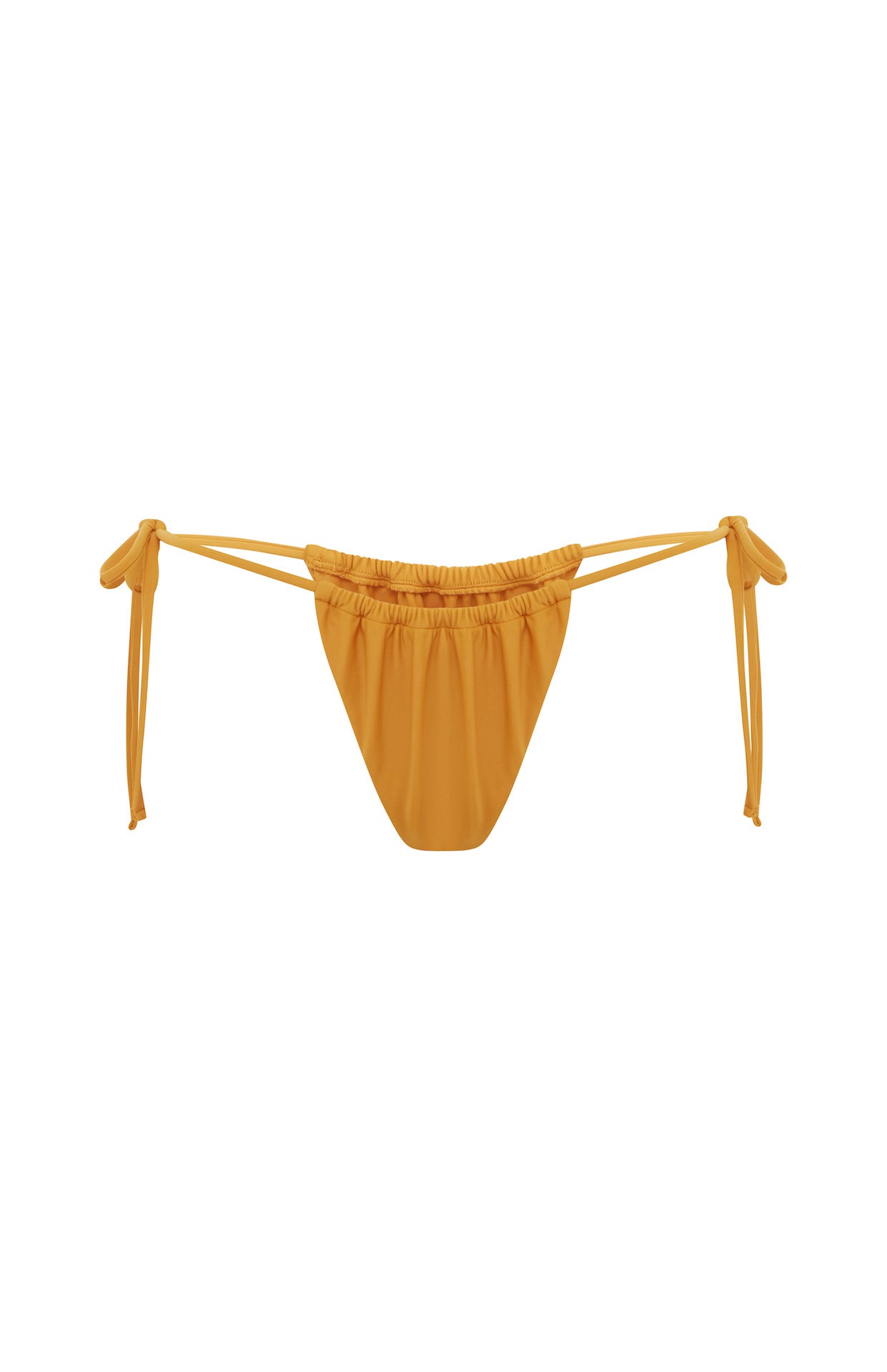 Misty | Brazilian Bottom Bikini - Coral Print Made from Recycled Material