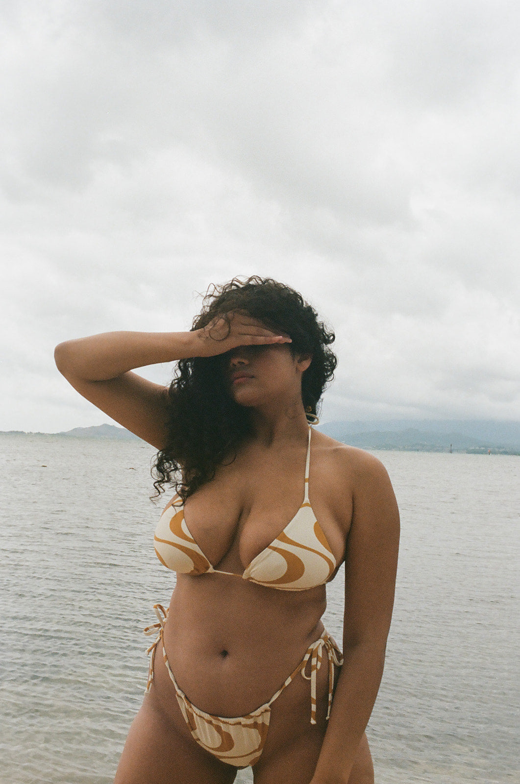 Maya Brazilian Top Bikini Ray Print Made from Recycled Material